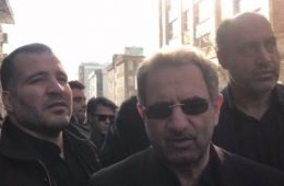 استاندار تهران در حاشیه مراسم تشییع پیکر سردار سلیمانی