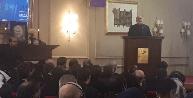ظریف در نخستین مجمع گفتگوی تهران