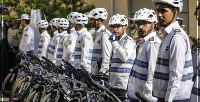 پلیس دوچرخه سوار در قزوین راه اندازی شد !