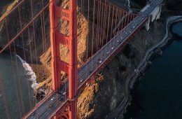 پل زیبای سان فرانسیسکو .