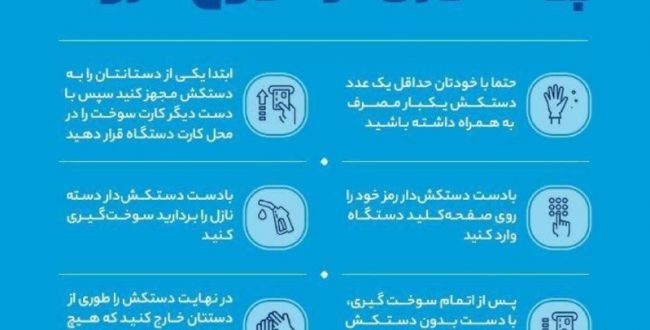 خطر انتقال کرونا در پمپ بنزین‌